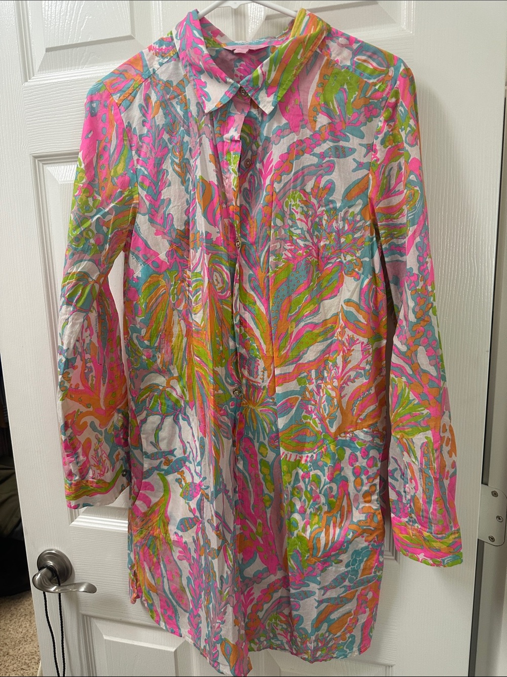Lilly Pulitzer Floral Swim Coverup